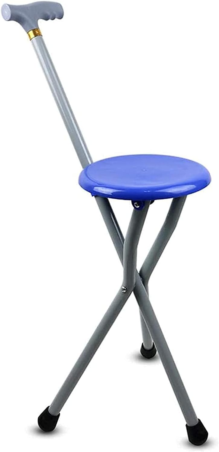Foldable Walking Stick With Seat