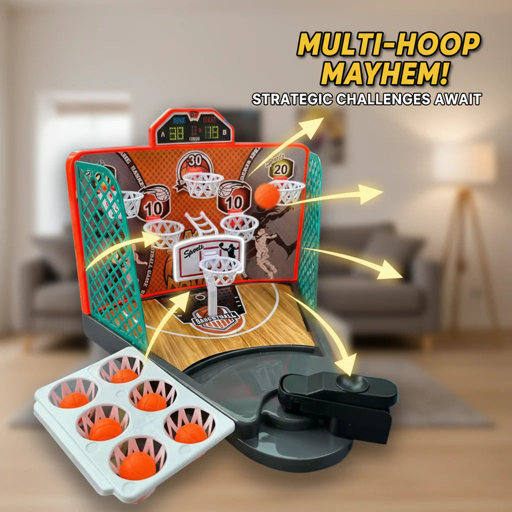 Mini basketball shooting game