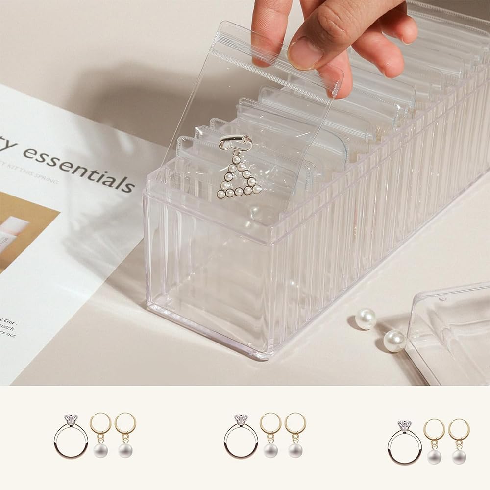 Acrylic Jewelry Box Organizer (Free 20 Bags)
