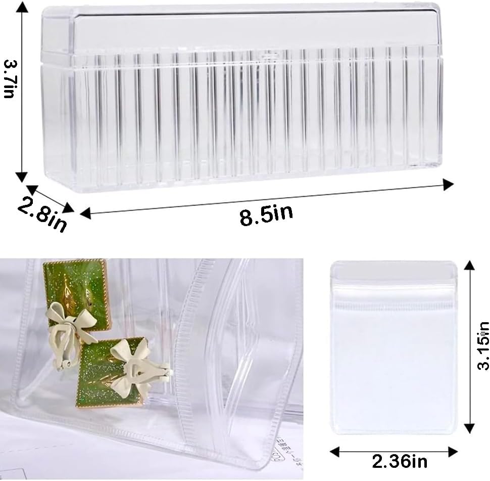 Acrylic Jewelry Box Organizer (Free 20 Bags)