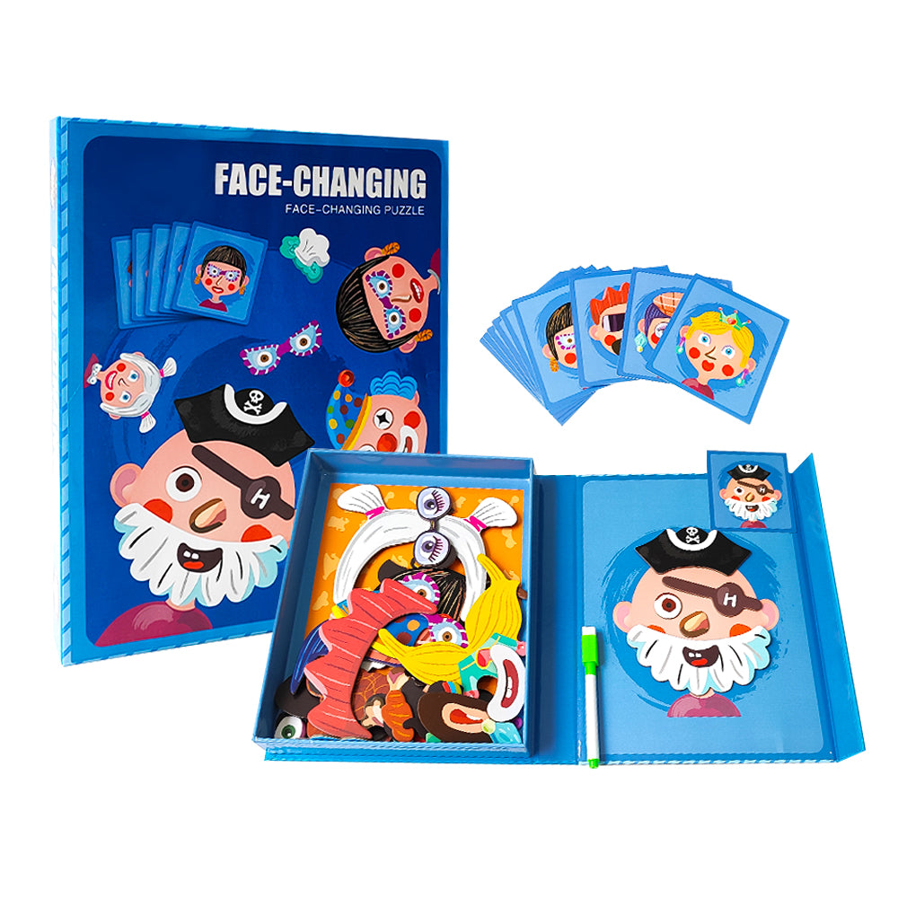 Magnetic Puzzle Face Changing