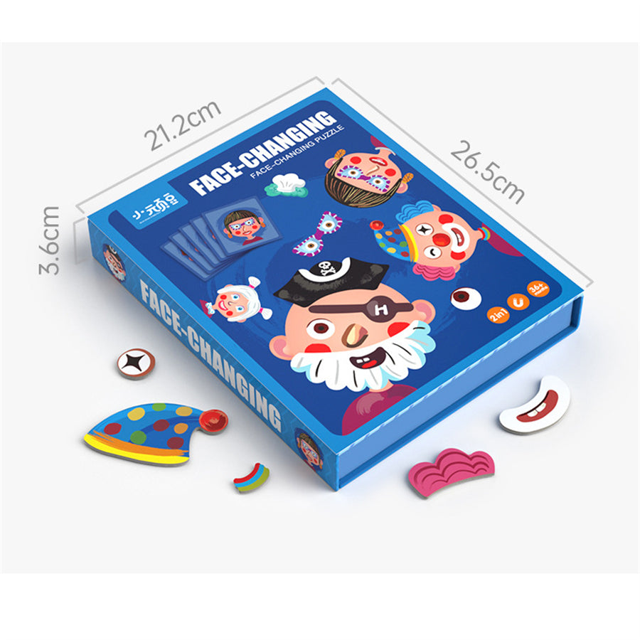 Magnetic Puzzle Face Changing