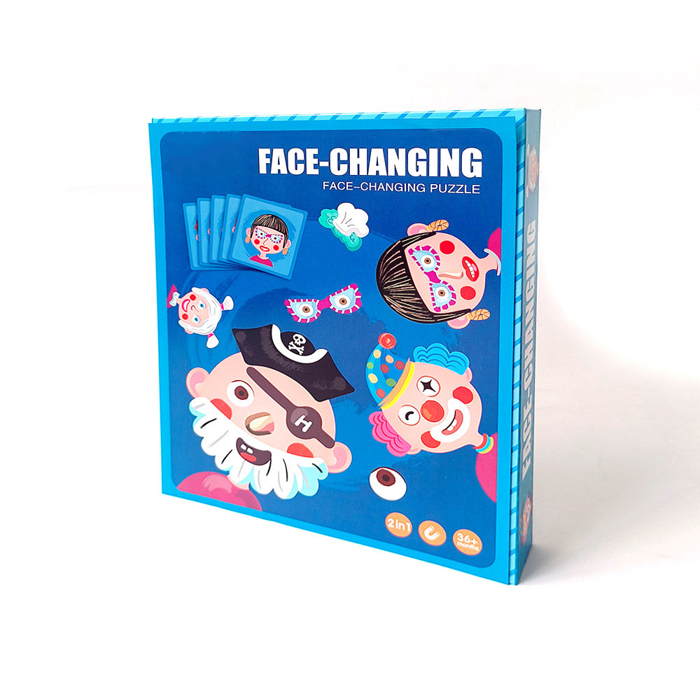Magnetic Puzzle Face Changing