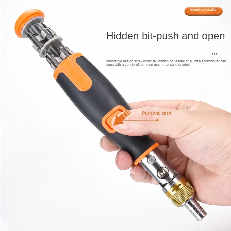 10-in-1 Ratchet Screwdriver