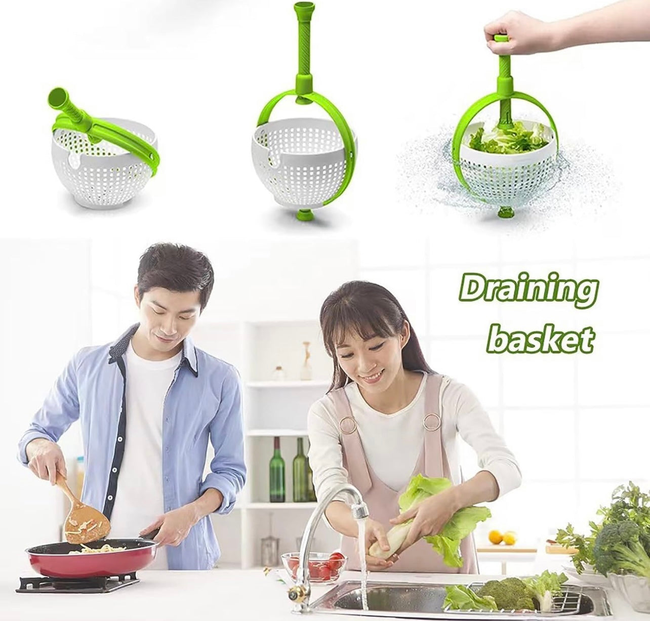 Salad and vegetables spinner