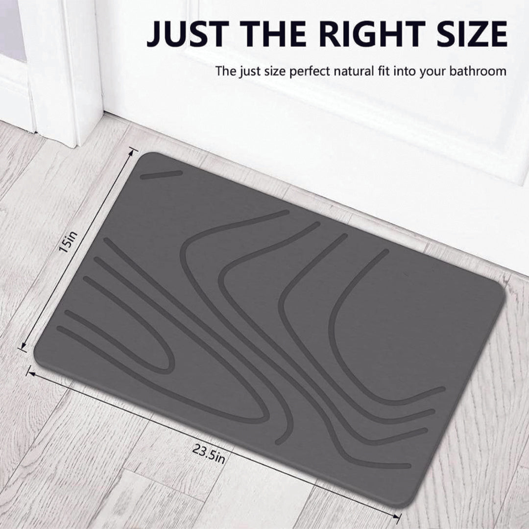 GeniusPicks Stone Bath Mat