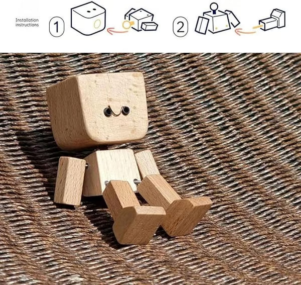 Charming Little Wooden Figure