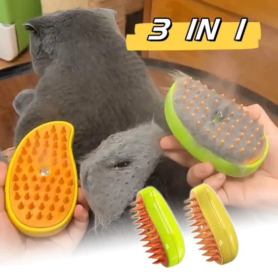 Steam Pet Brush 3 in 1