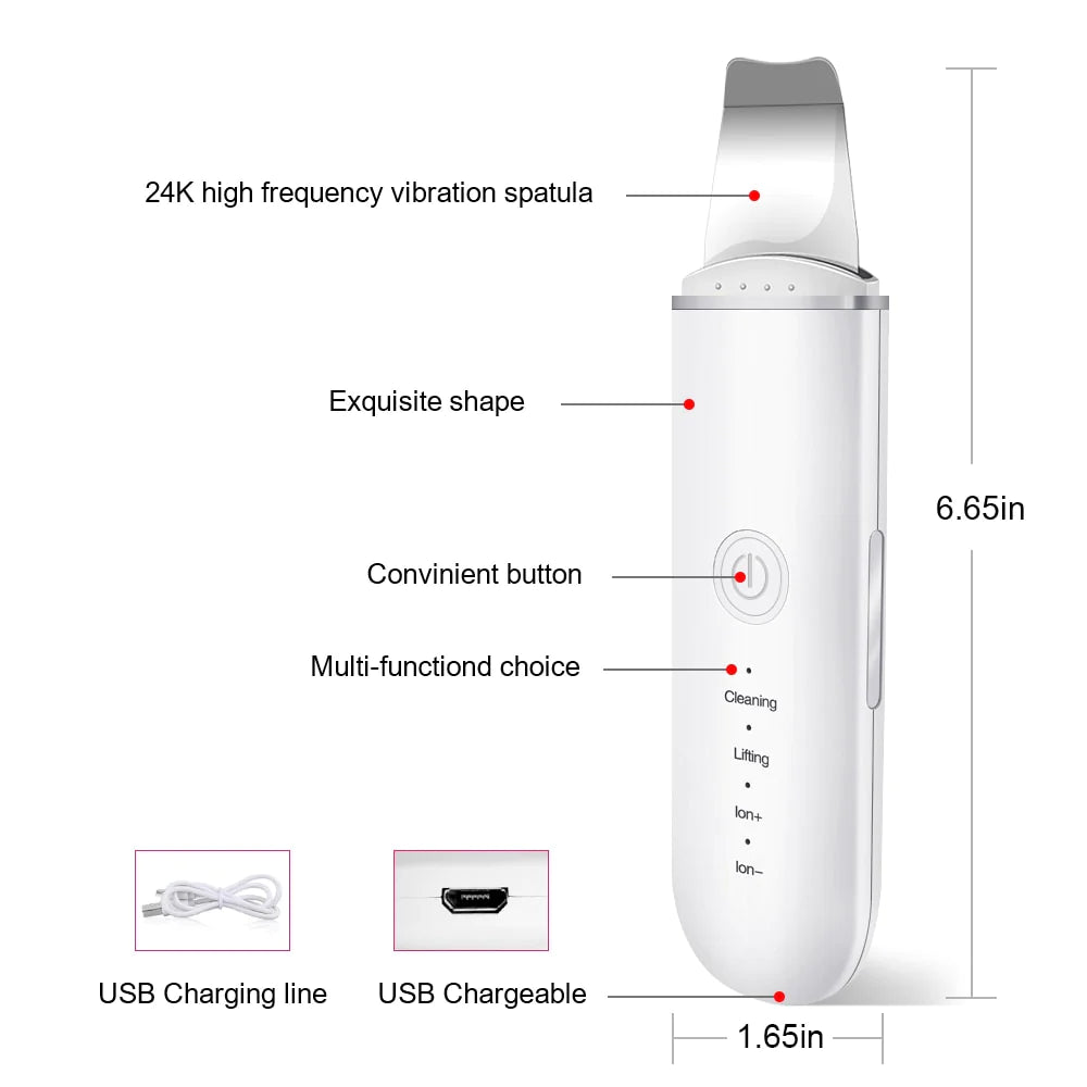 Ultrasonic Skin Scrubber Pro
