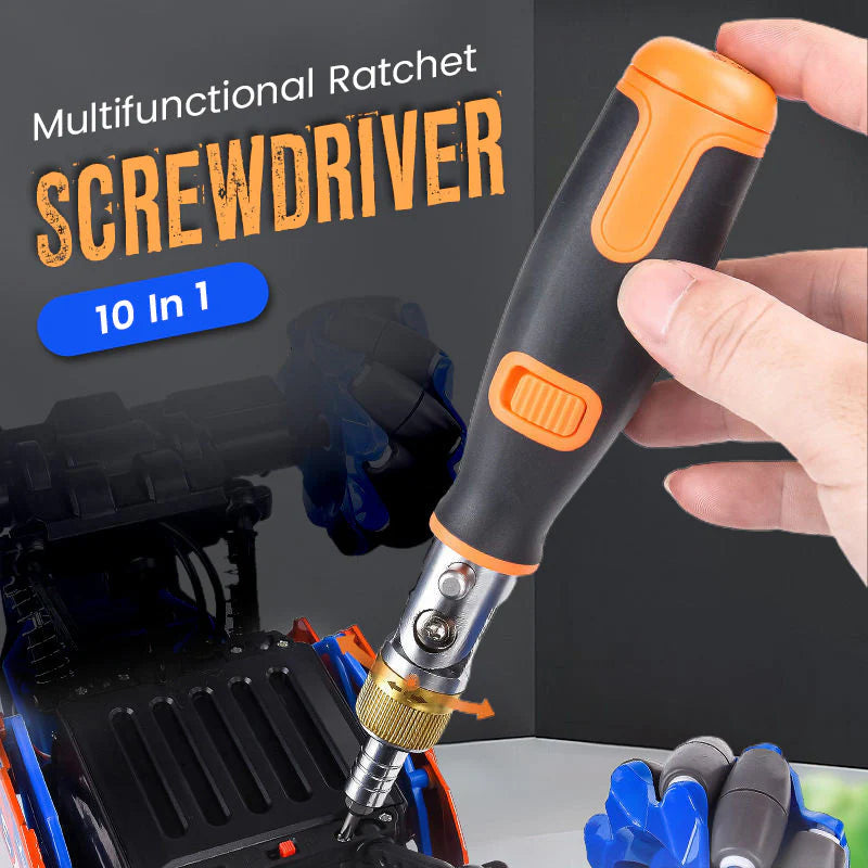 10-in-1 Ratchet Screwdriver