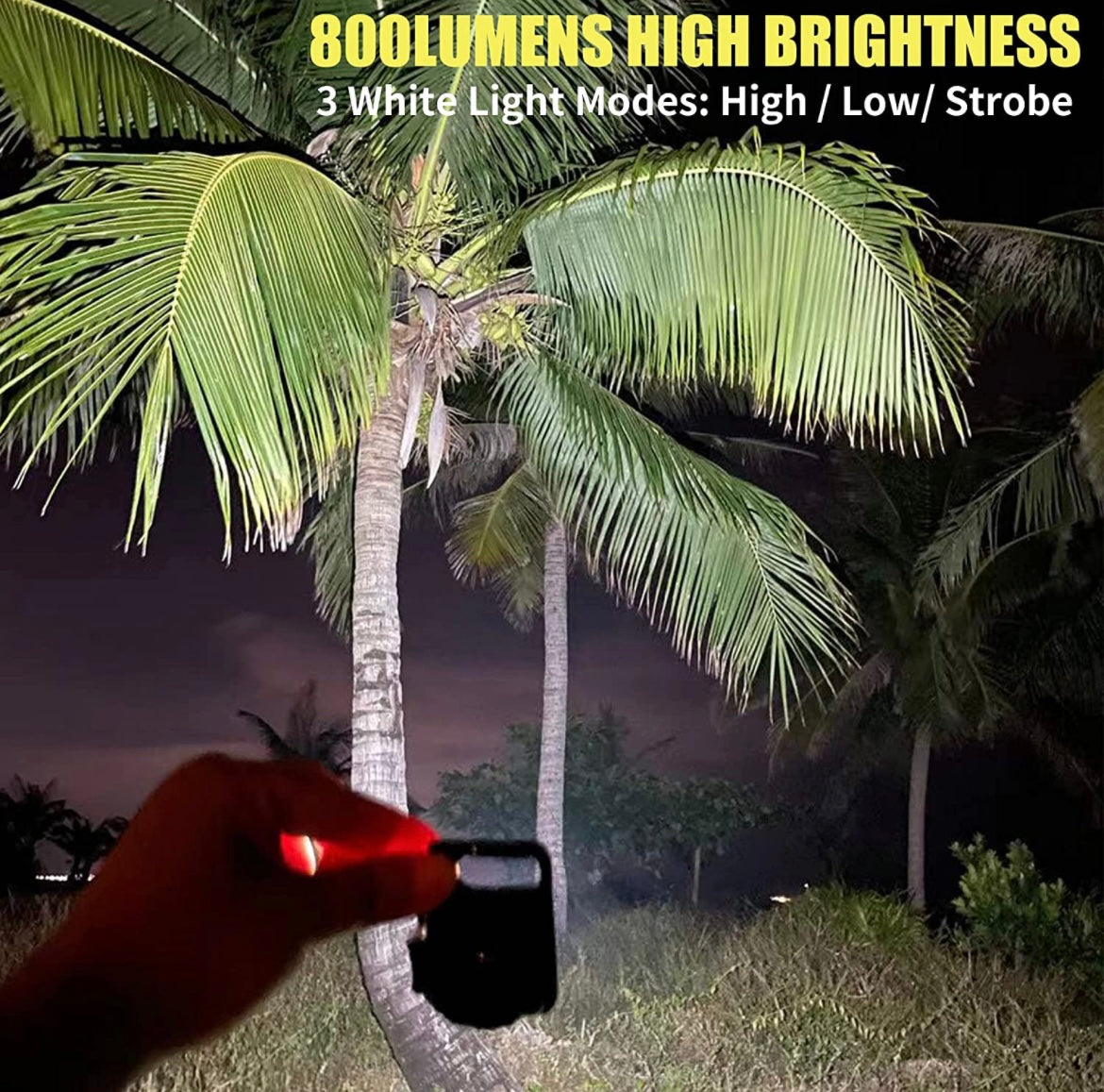 LED USB Rechargeable Mini Keychain Flashlight & Bottle Opener