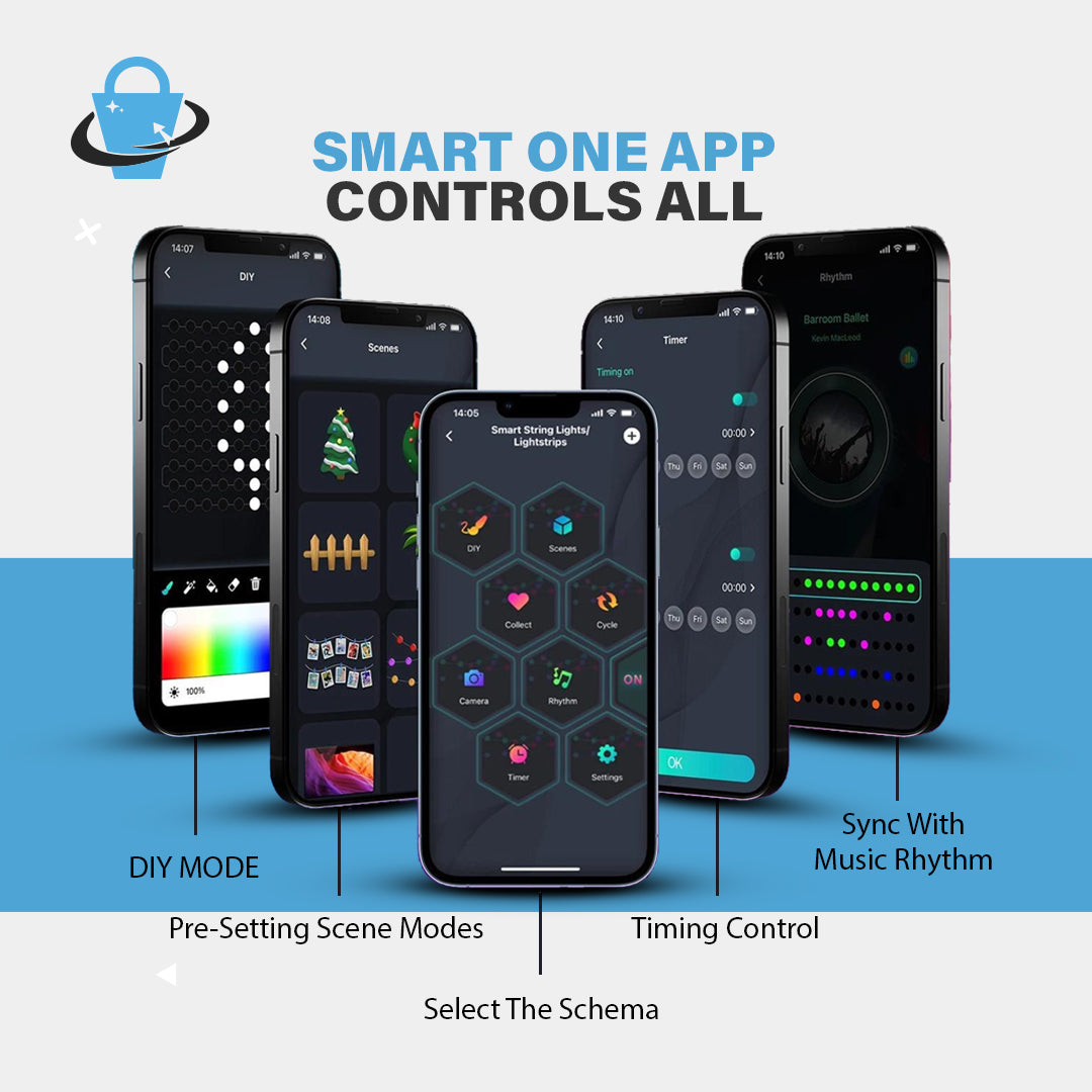 Smart App LED Lights Decoration Christmas
