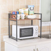 Multi-purpose Microwave Oven Rack/Shelf for Countertop/Cabinet with MDF woodtop KITCHEN SHELF (60.5*35*52.5)
