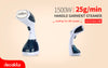 Portable Handheld Handle Garment Steamer 1500W with Flat Brush & Water Cup