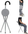 Foldable Walking Stick With Seat