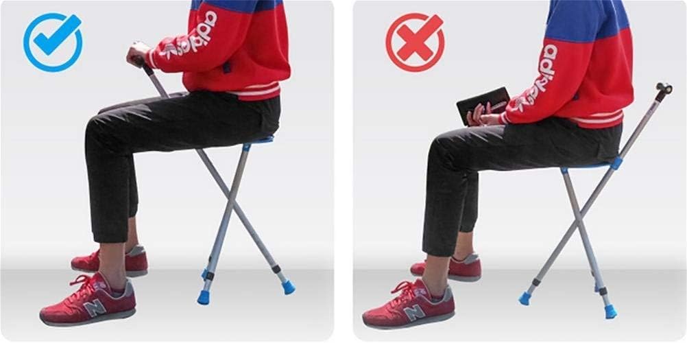 Foldable Walking Stick With Seat