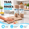 Reusable Microfiber Cleaning Cloth Roll (20pcs)