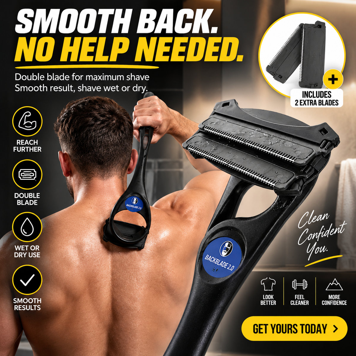 Back Hair Shaver