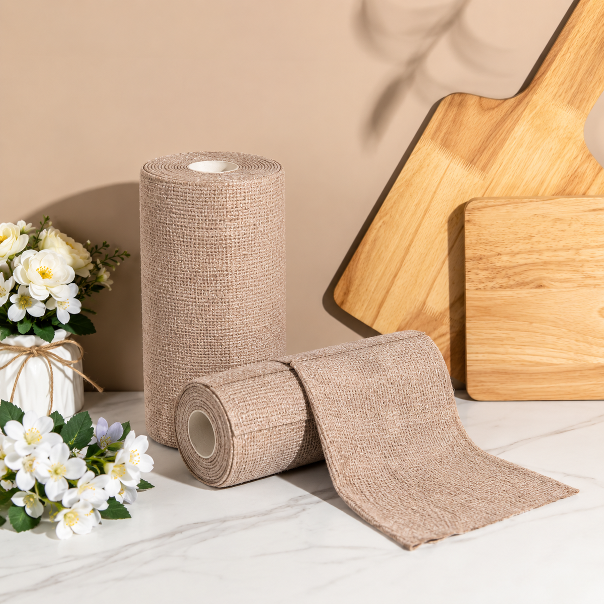 Reusable Microfiber Cleaning Cloth Roll (20pcs)