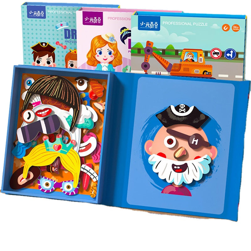 Magnetic Puzzle Face Changing