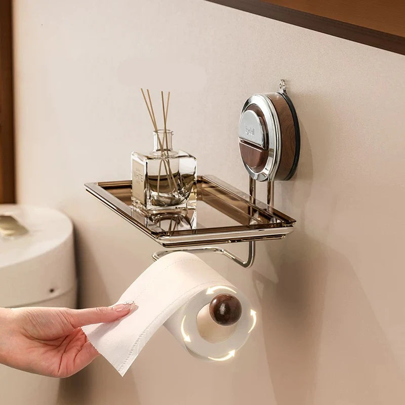 Suction Toilet Paper Holder