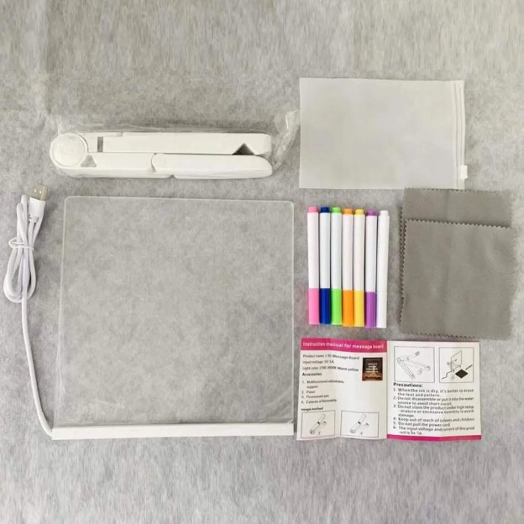Glowing LED Drawing Board Lamp
