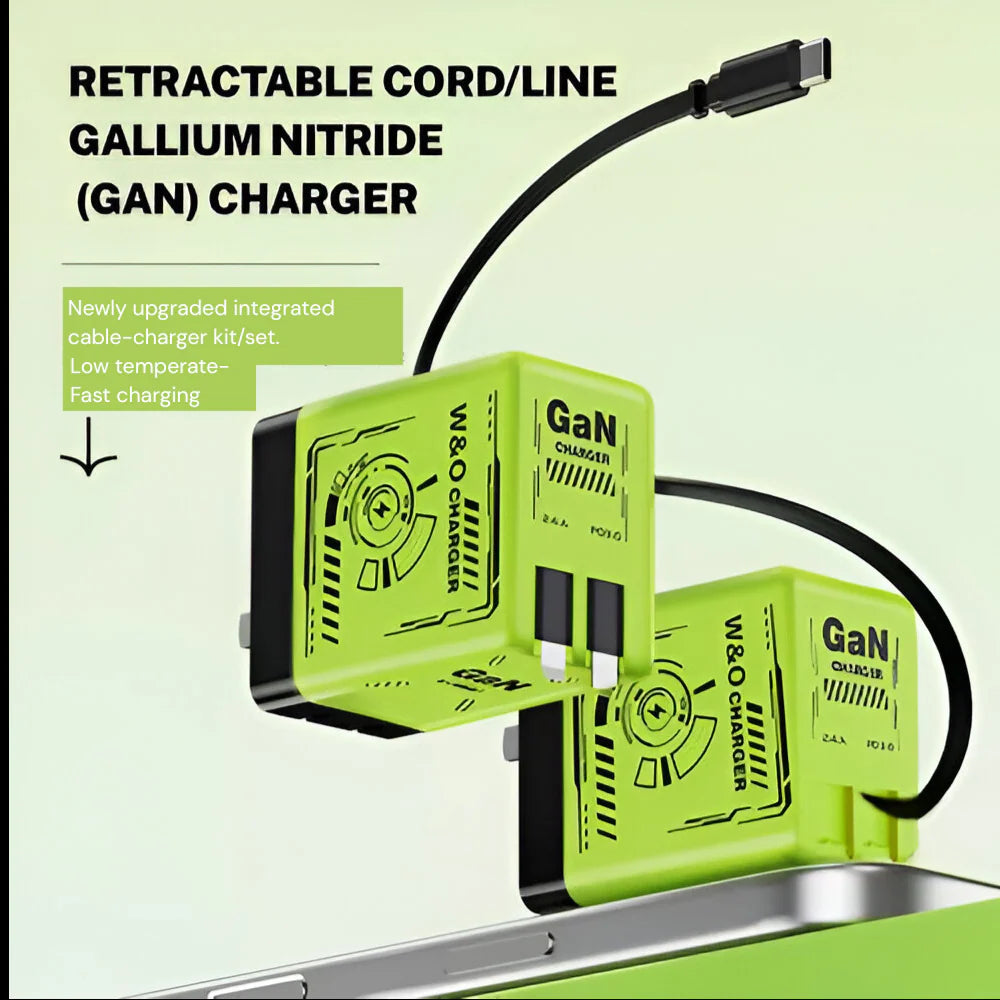 GaNPro 45W Retractable Fast Charge