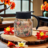 Vintage Floral Pattern Tea Thermos 1000ml