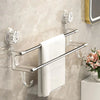 No-Drill Bathroom Towel Rack