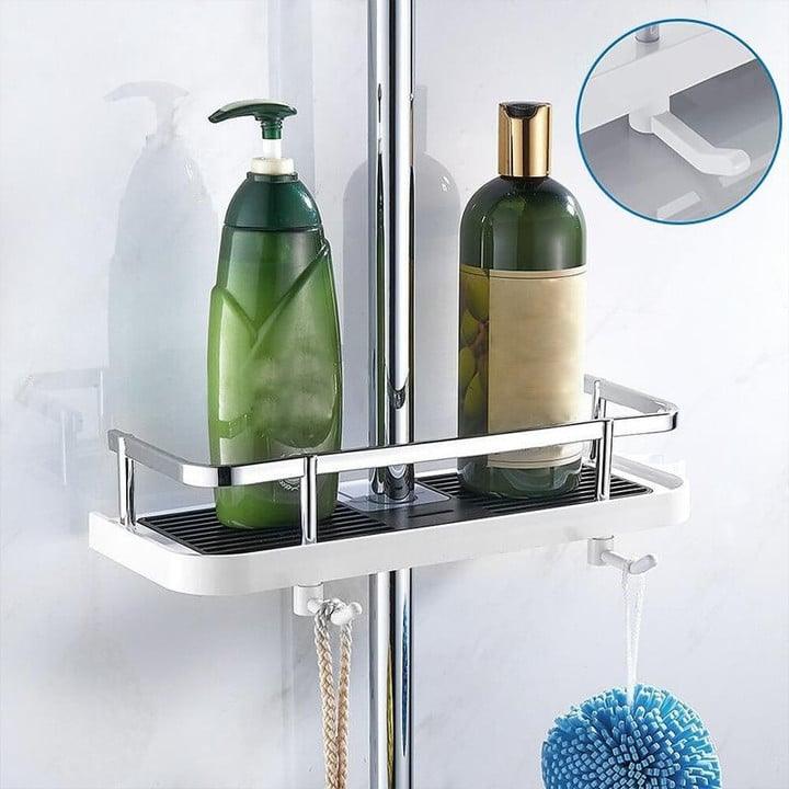 Bathroom Pole Shower Storage Rack
